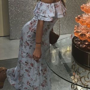 Worn twice. Beautiful flower summer dress